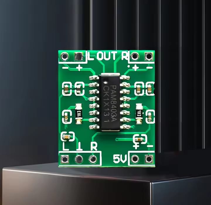 PAM8403 Mini Digital Audio Amplifier Board | 2x3W Class D Stereo Amp Module