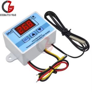 DM-W3002 Digital Temperature Controller Module | 12V/220V Relay Thermostat with Sensor Probe