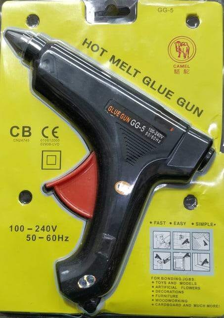CAMEL GG-5 Hot Melt Glue Gun 100-240V | Electric Heat Glue Gun for Craft & DIY Repairs